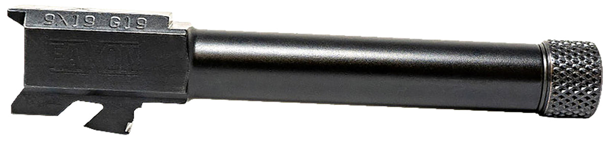 Faxon Firearms GA910N19NGQT 9mm Duty Series Pistol Barrel for Glock 19 Gen2-5 Black Nitride 4150 Steel
