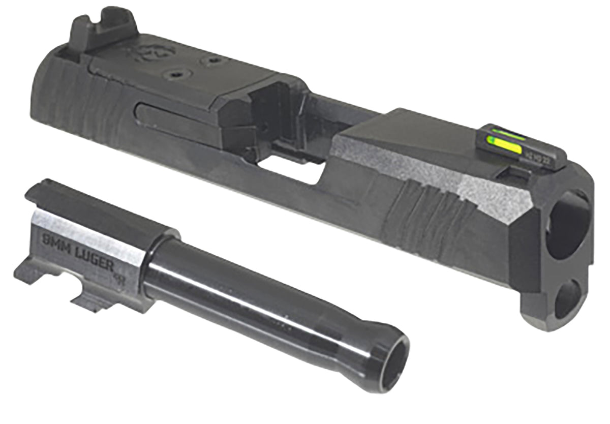 Ruger Max-9 9mm Optic Ready Slide Assembly w/ Serrations, Black, Fits Model 3518