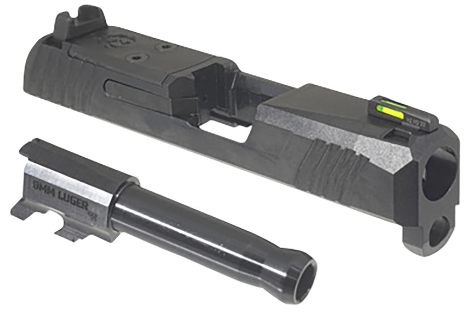 Ruger Max-9 9mm Optic Ready Slide Assembly w/ Serrations, Black, Fits Model 3518