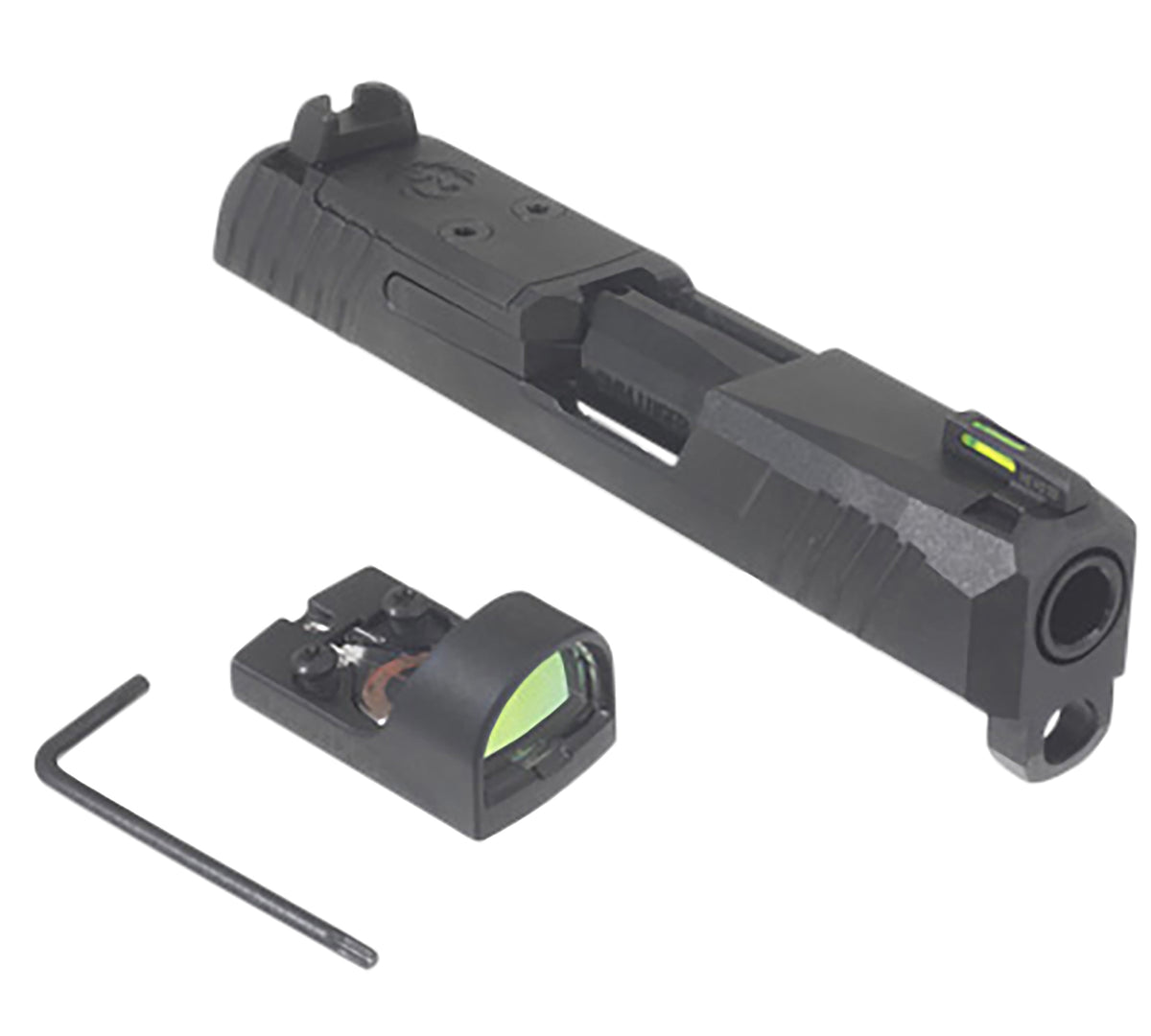 Ruger Max-9 Slide Assembly with ReadyDot Fiber Optic Red Dot, Fits 3.20" Barrel Model 3518