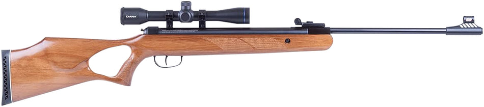 Diana Two-Fifty 5.5mm 22 Cal Air Rifle 24 Joule Gas Spring Ergonomic Thumbhole Stock Fiber Optic Sights