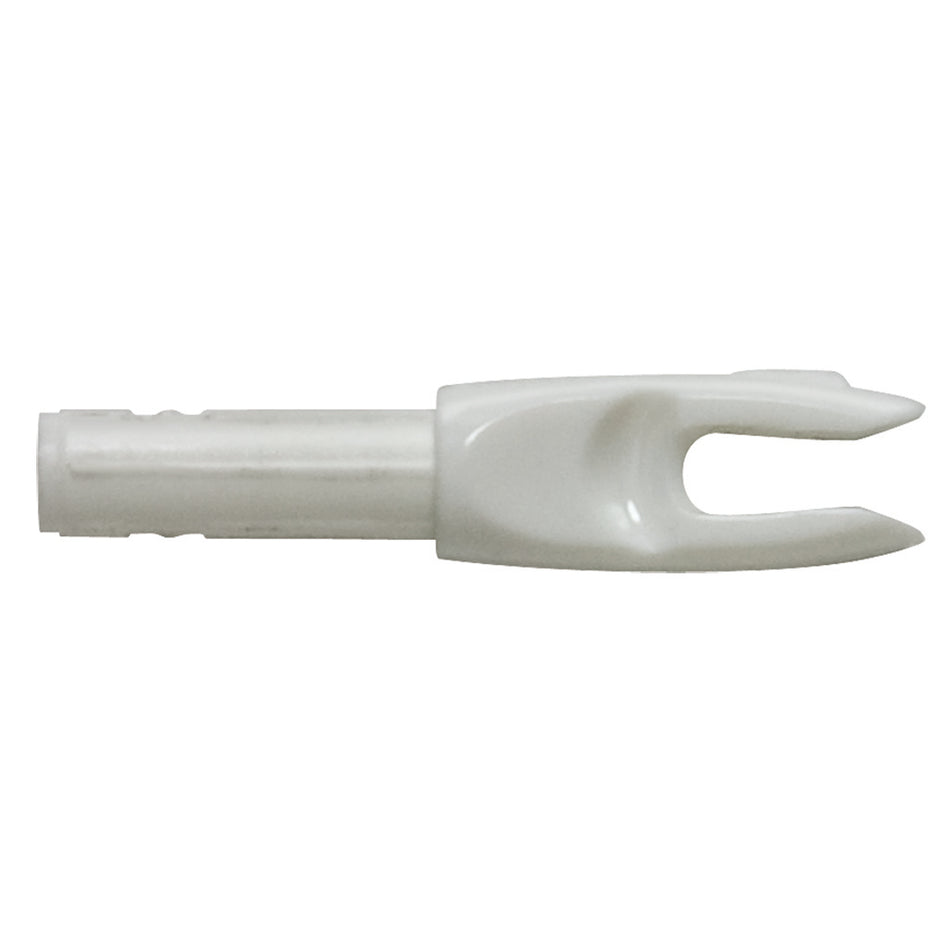 Easton 4mm G-Nock Small Groove White, 12 pk.