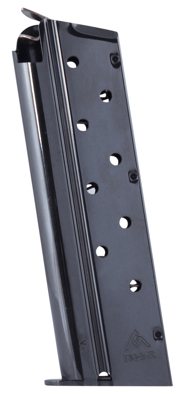 Mec-Gar MGCGOV9LB 9mm 9rd Magazine for 1911 Full Size Black Carbon Steel