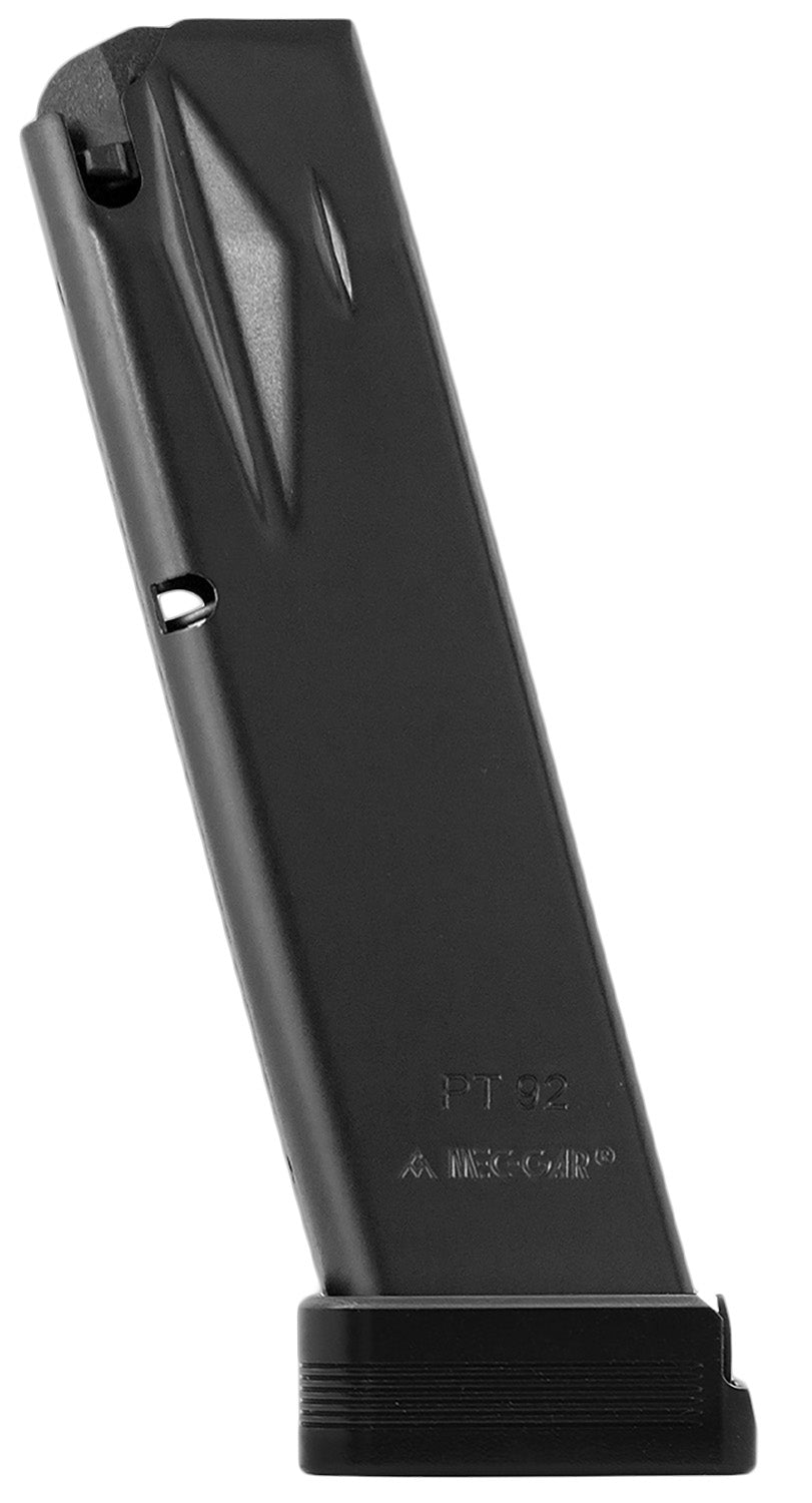 Mec-Gar MGPT9220M 9mm Luger 20rd Black Competition Pistol Magazine for Taurus PT92