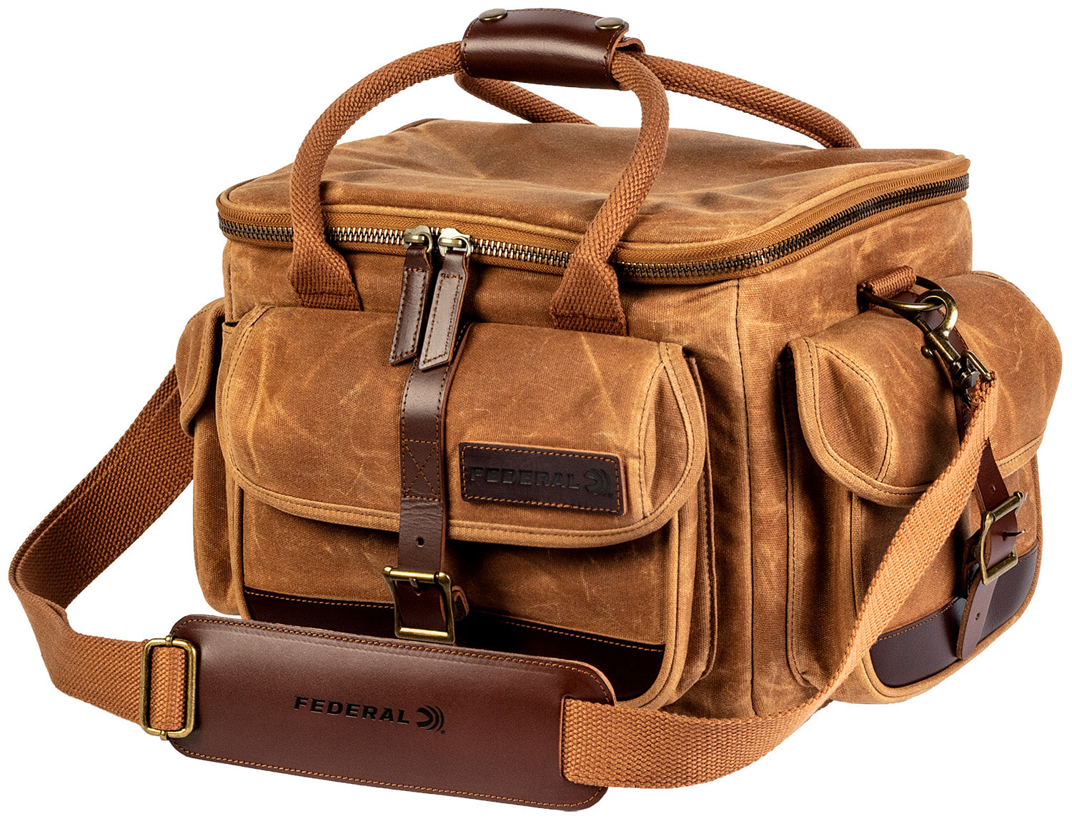 Remington Premium Range Bag Tan 18oz Waxed Canvas