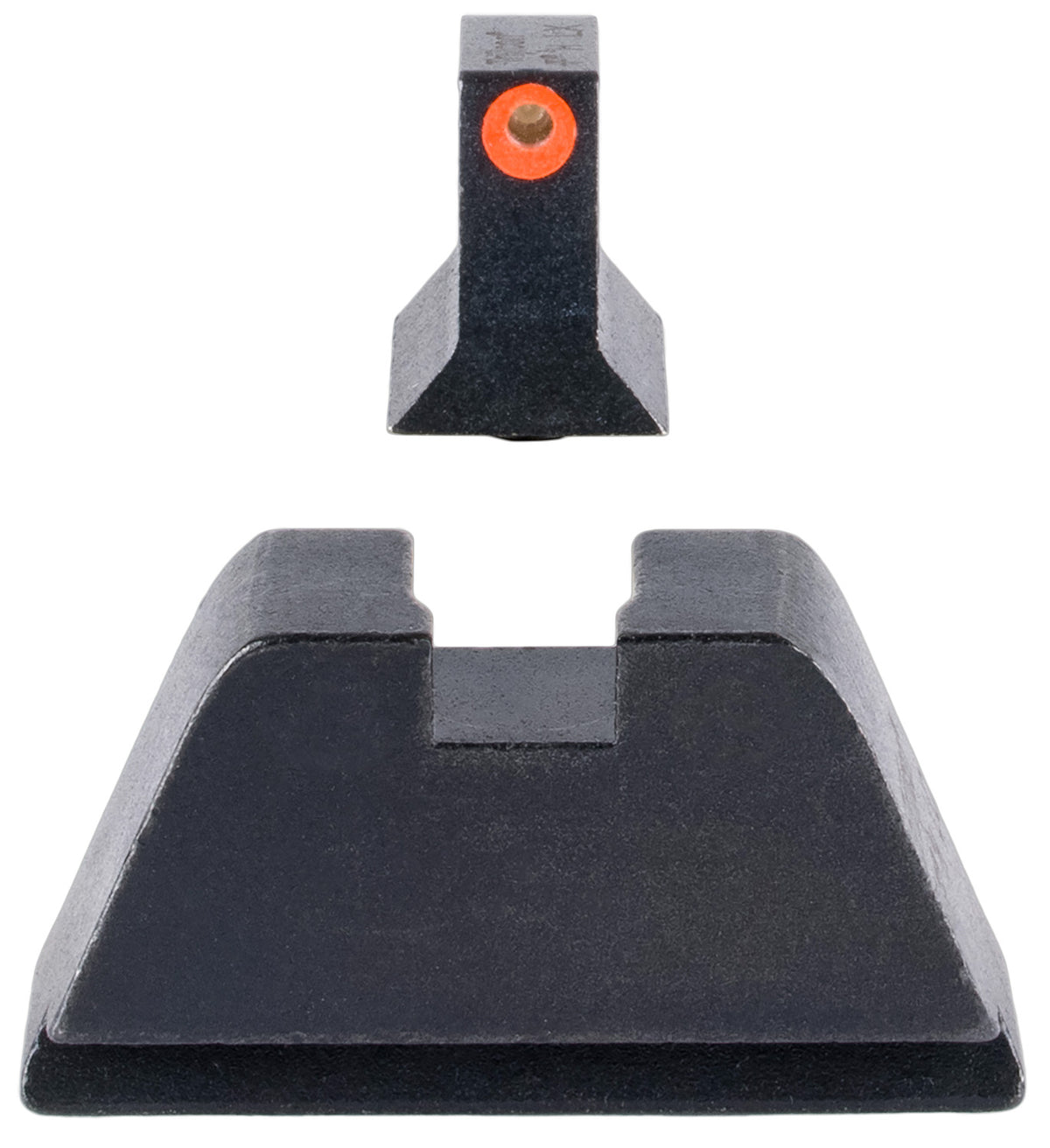 Trijicon DI Suppressor/Optic Height Sights GL201C601138 Green Tritium Orange Front Black Blank Rear Glock 17 19 22