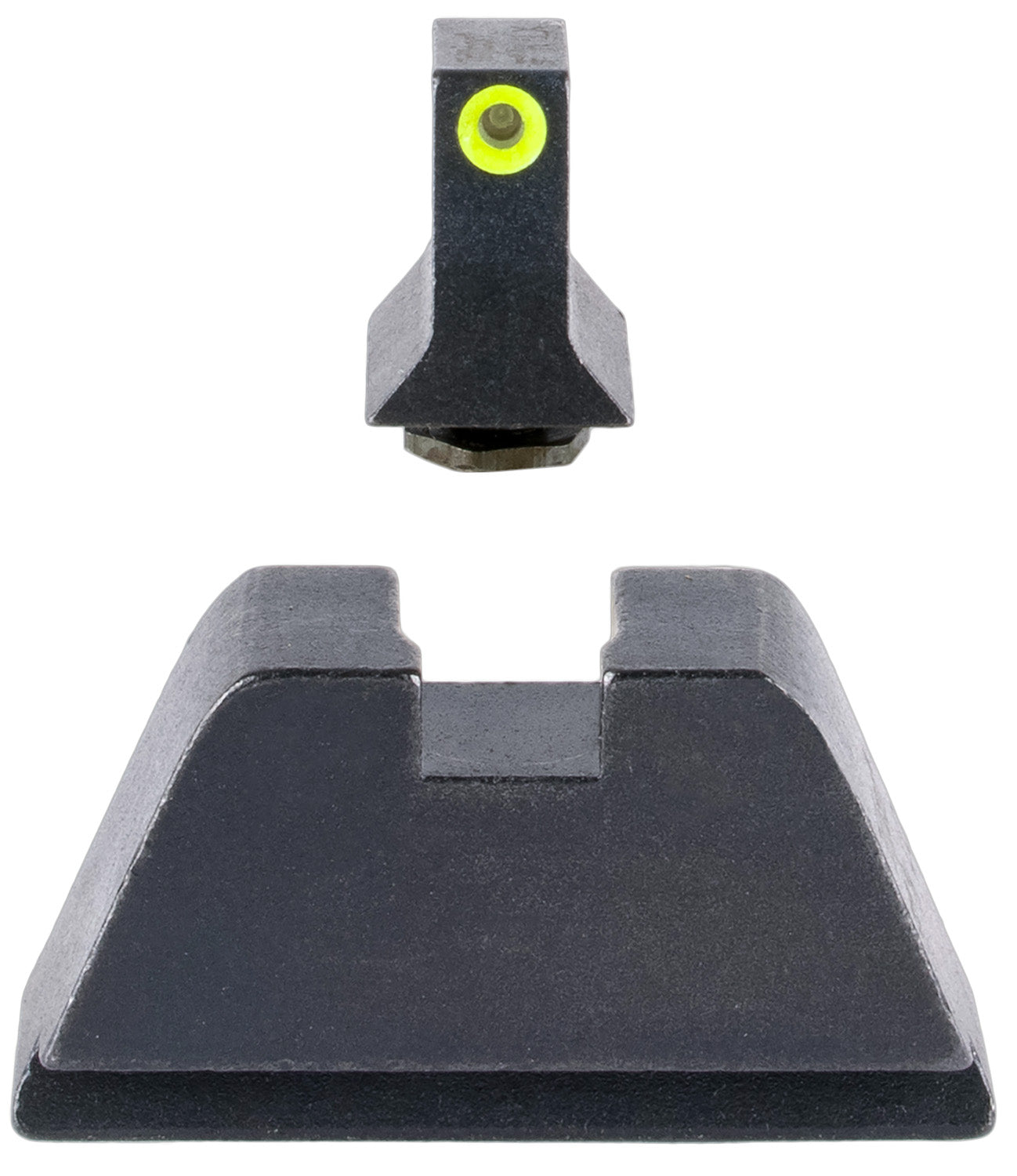 Trijicon DI Suppressor/Optic Height Sights GL201C601139 Green Tritium Yellow Front Black Blank Rear Glock 17 19 22