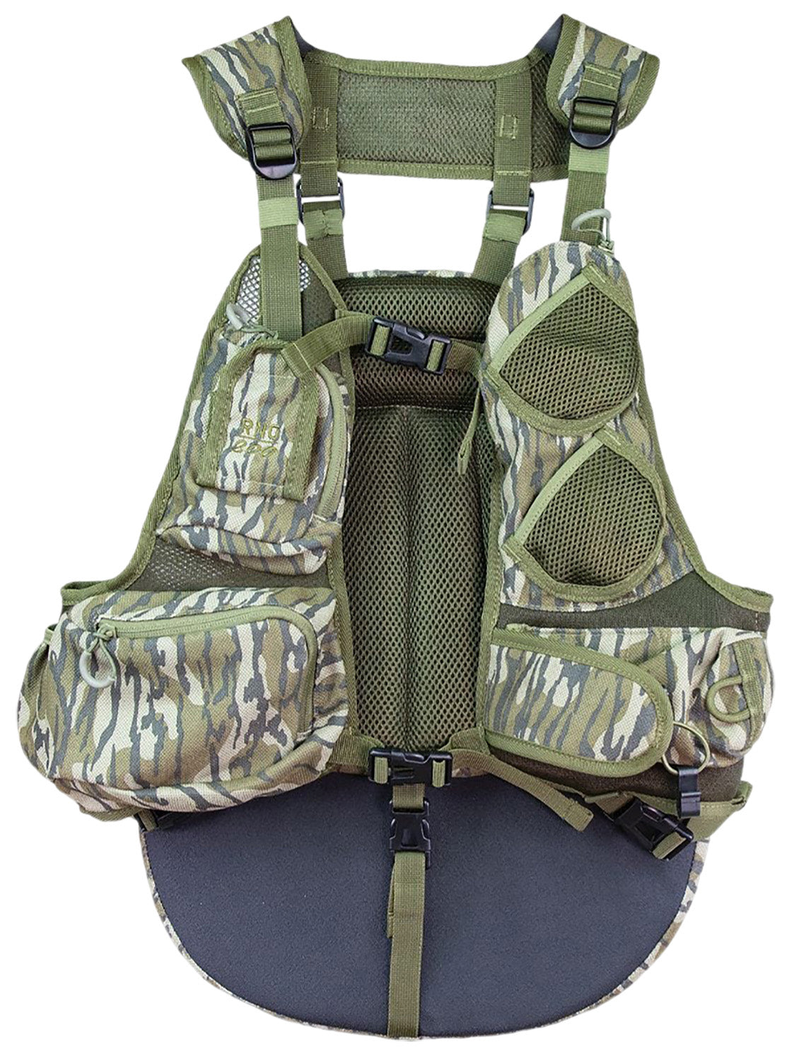 Knight & Hale Run N Gun Turkey Field Vest with Decoy Sling Mossy Oak Bottomland Camo