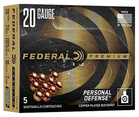 Federal Personal Defense FliteControl 10 Pellets Shotgun Ammo 20 Gauge 2.75 in 1-1/4 oz 00 Buck