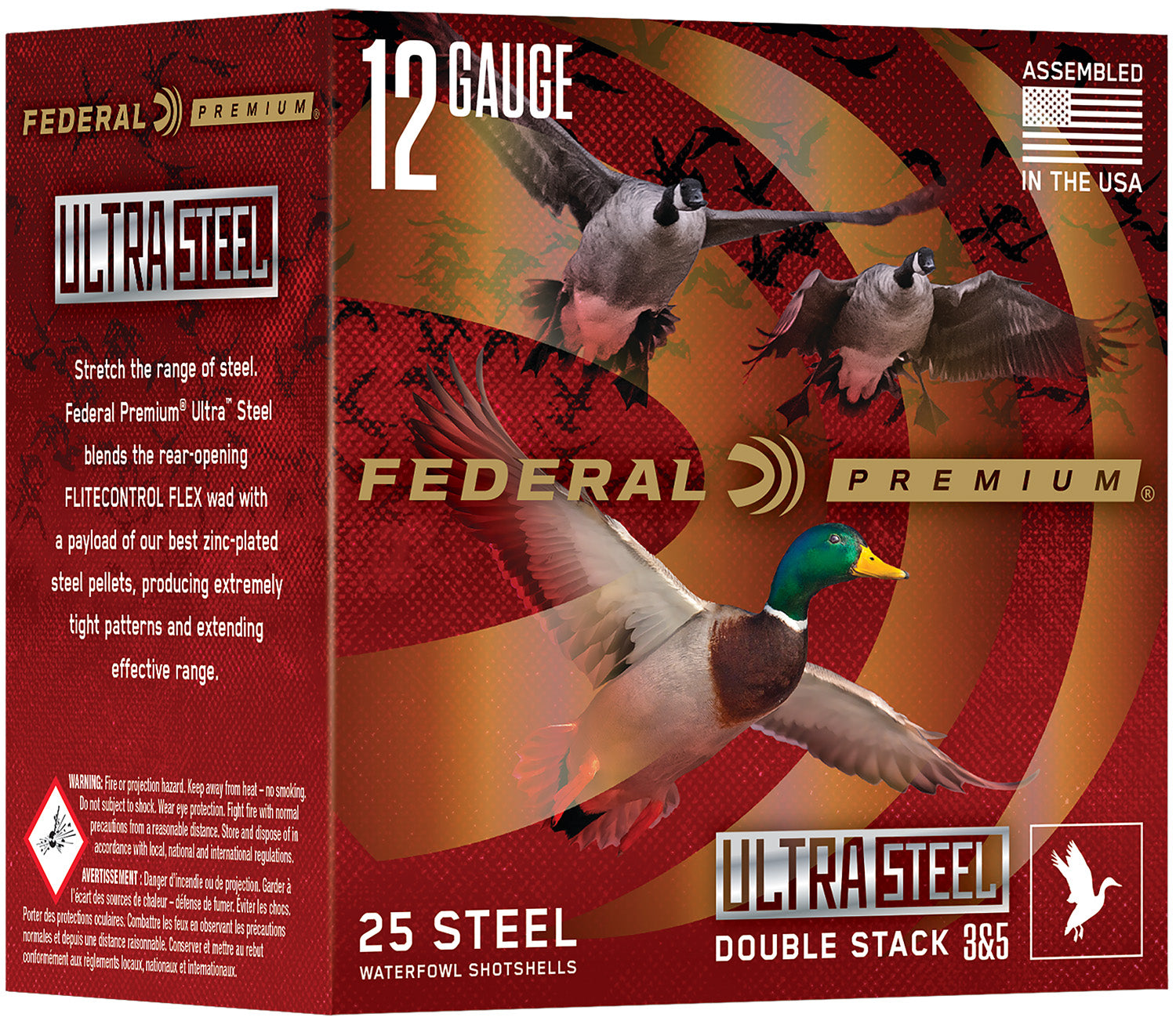 Federal Ultra Steel Shotgun Ammo 12 Gauge 3 in 1-1/4 oz BB