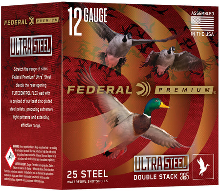 Federal Ultra Steel Shotgun Ammo 12 Gauge 3 in 1-1/4 oz BB