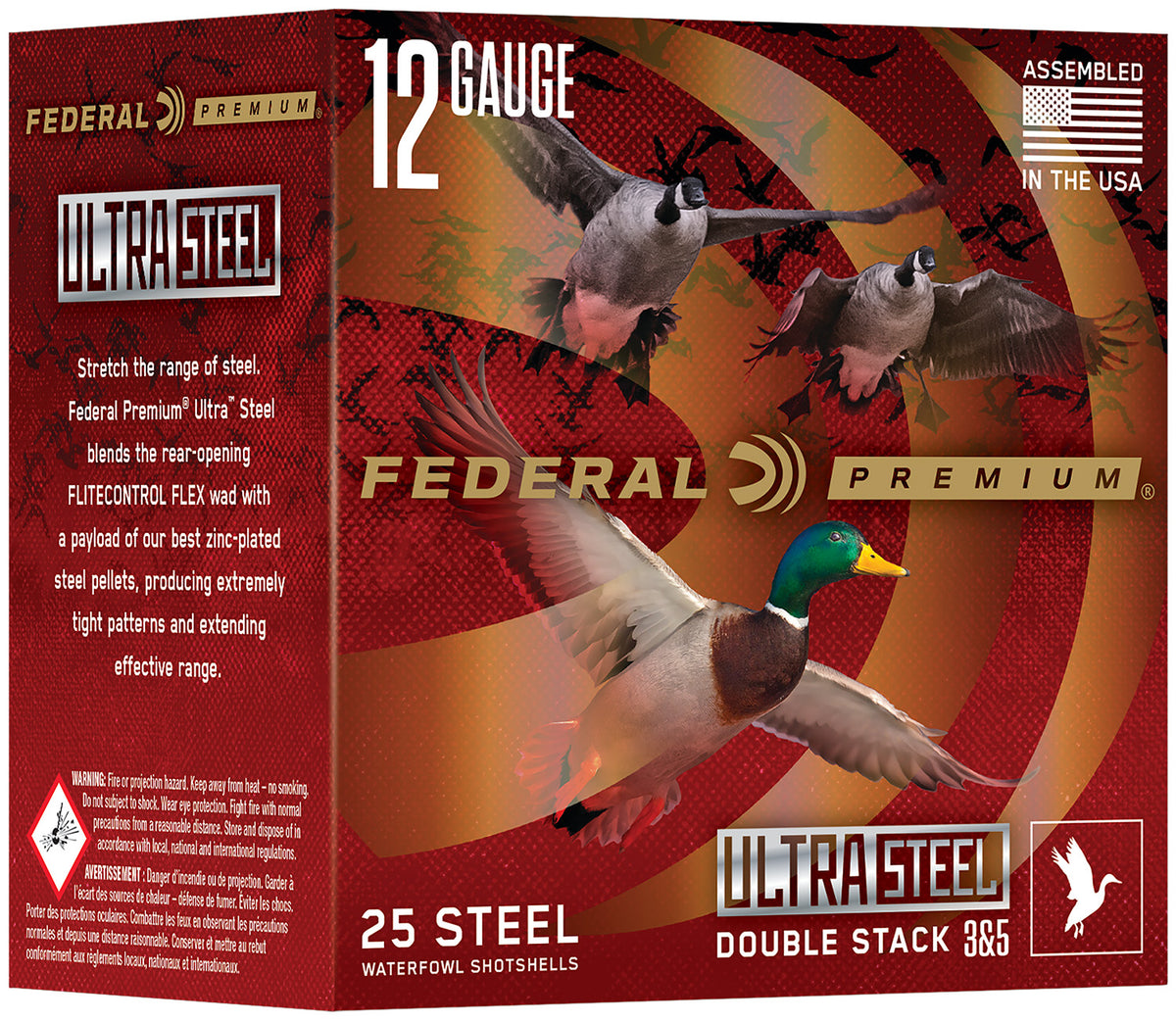 Federal Ultra Steel Shotgun Ammo 12 Gauge 3 in 1-1/4 oz BB / 2