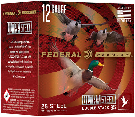 Federal Ultra Steel Shotgun Ammo 12 Gauge 3 in 1-1/4 oz BB / 2