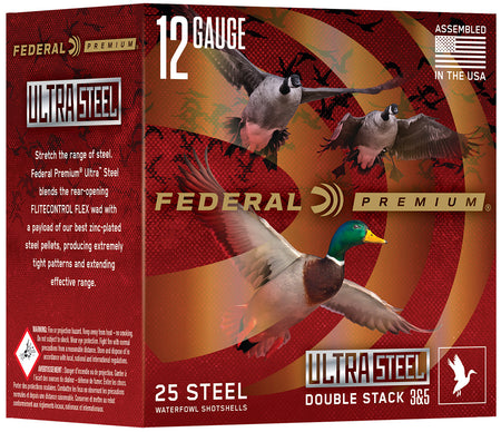 Federal Ultra Steel Shotgun Ammo 12 Gauge 3 in 1-1/4 oz #3 / 5