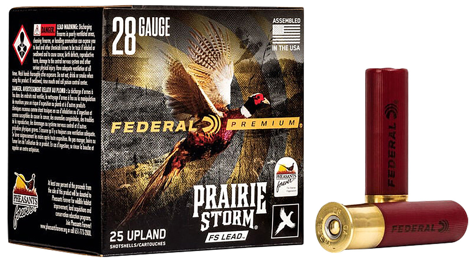 Federal Premium Prairie Storm FS Shotgun Ammo 28 Gauge 3 in 7/8 oz #6