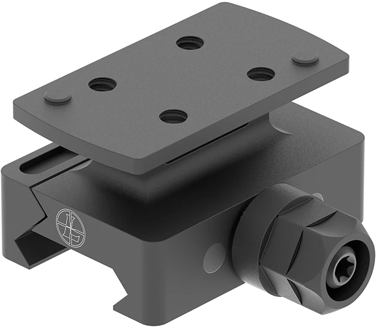 Leupold 171861 DeltaPoint Pro DLOC Matte Black Aluminum Quick Release Weaver/Picatinny Mount 0 MOA