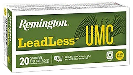 Remington UMC Leadless .223 Remington 55 grain Lead Free Jacketed ammunition