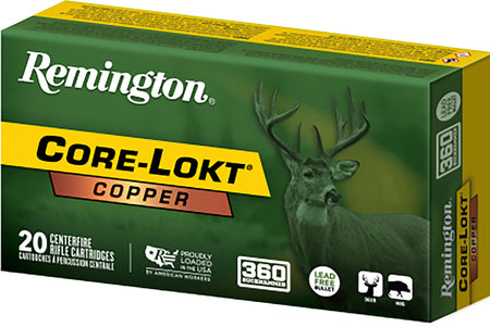 Remington Core-Lokt Copper .360 Buckhammer 160 grain Solid Hollow Point ammunition