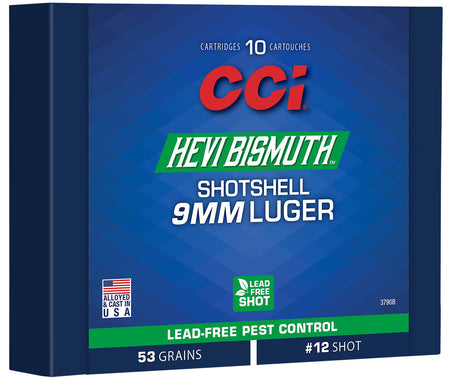 CCI Pest Control HEVI-Bismuth #11 Shot Size 9mm Luger / Parabellum 53 grain Shotshell ammunition