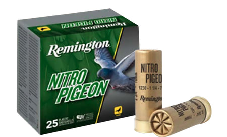 Remington Nitro Pigeon Shotgun Ammo 12 Gauge 2.75 in 1-1/4 oz #7.5