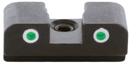 AmeriGlo XD191R Green Tritium 2-Dot White Outline Rear Sight for Springfield XD, Hellcat & Sig Sauer