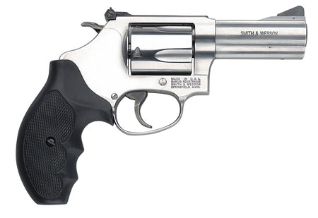 Smith & Wesson 162430 Model 60 357 Mag or 38 S&W Spl +P 5 Shot 3" Stainless Steel Barrel/Cylinder, Satin Stainless Steel J-Frame, Exposed Hammer, Polymer Grip