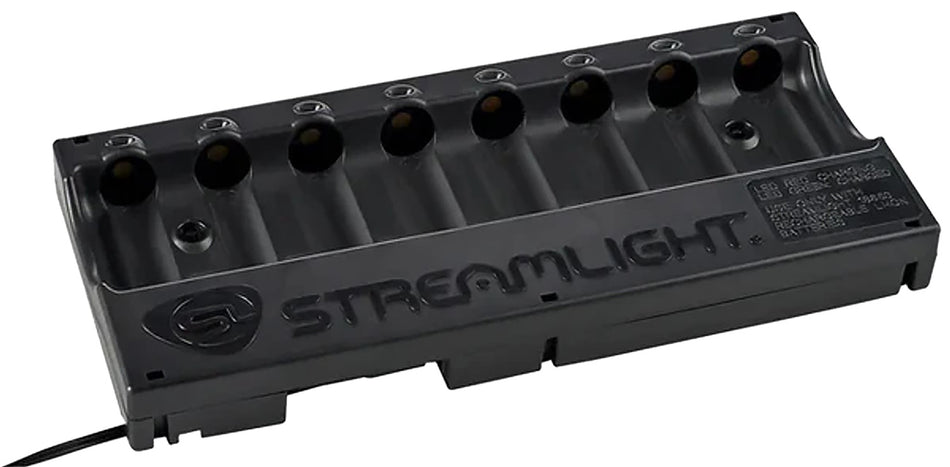 Streamlight 20234 CR123A/SL-59 8-Unit Bank Charger 120 Volt AC Black