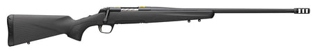 Browning 035602282 X-Bolt Pro Full Size 6.5 Creedmoor 4+1 22" Matte Blued Fluted Sporter SR Barrel, Blued Drilled & Tapped/X-Lock Mount Steel Receiver, Black Fixed Synthetic Stock