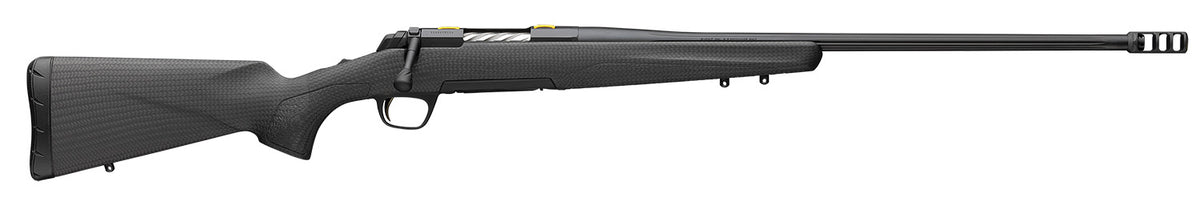Browning 035602227 X-Bolt Pro Full Size 7mm Rem Mag 3+1 26" Matte Blued Fluted Sporter SR Barrel, Blued Drilled & Tapped/X-Lock Mount Steel Receiver, Black Fixed Synthetic Stock