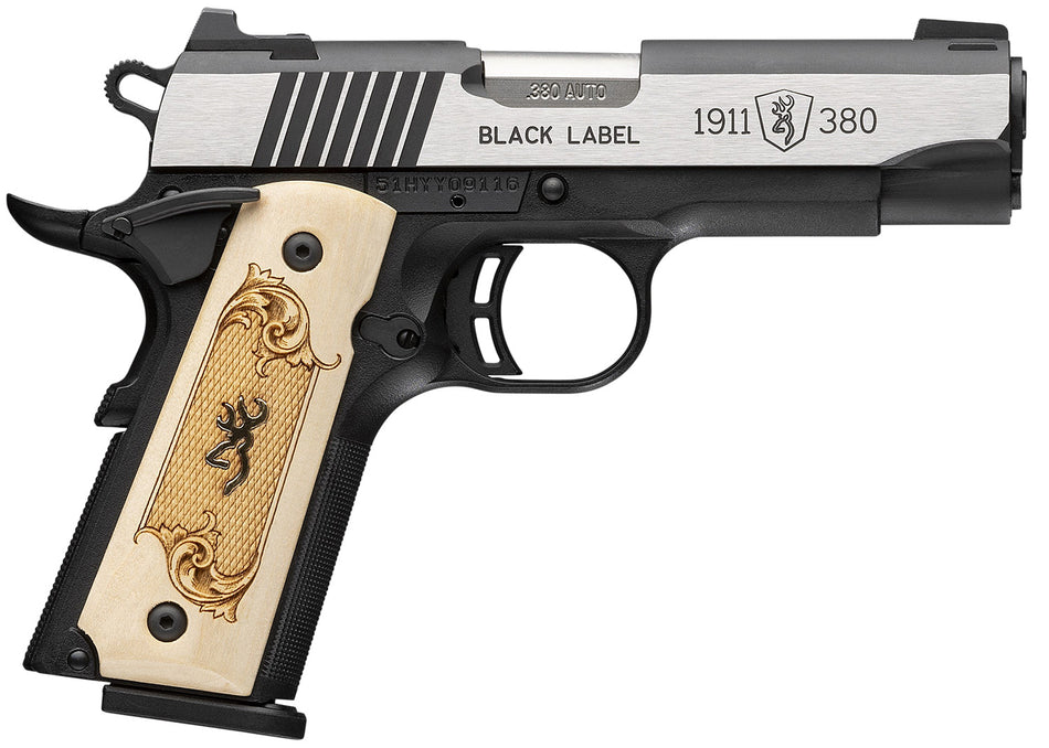 Browning 051999492 1911-380 Compact Frame 380 ACP