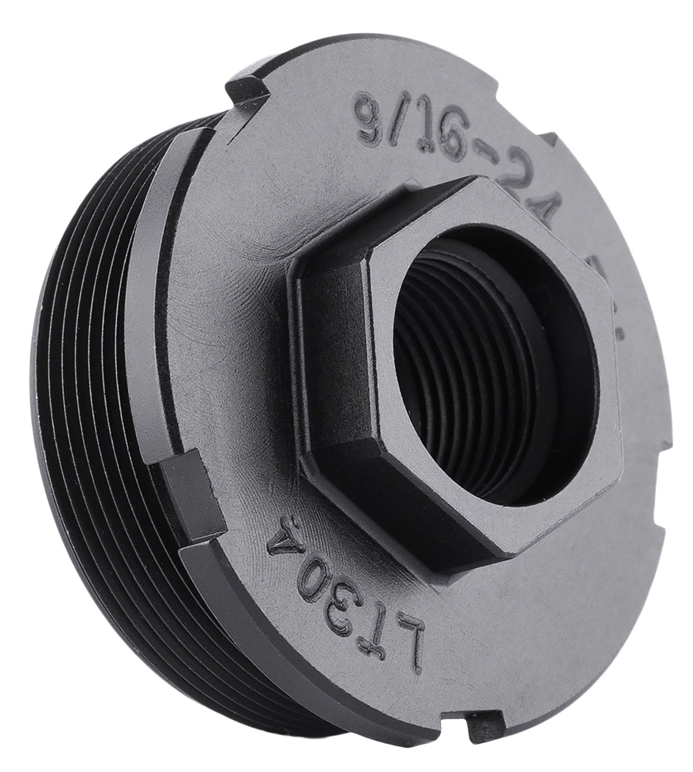Dead Air LT301 4140 HT Alloy Steel HUB Direct Thread Suppressor Mount 1/2x28 Black