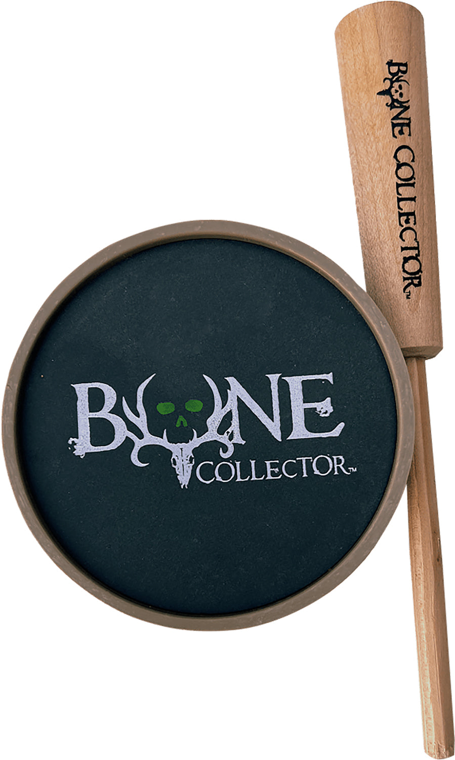 Bone Collector Light's Out Molded Pot Slate Turkey Call Purrs Clucks Soft Yelps