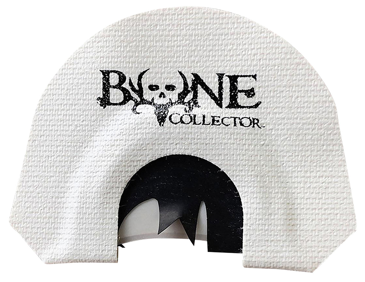 Bone Collector Show Off Snake Tongue Cut Turkey Diaphragm Call Black and White