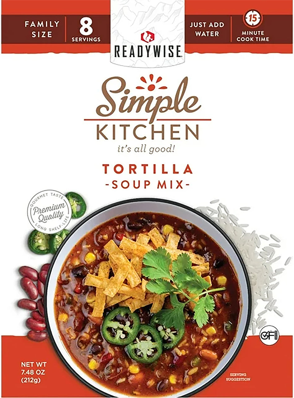 ReadyWise Simple Kitchen RWSK05063 Tortilla Soup 6-Pack 8-Serving Pouches