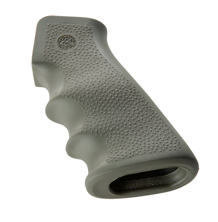 Hogue 15001 OverMolded Rubber Pistol Grip OD Green Cobblestone Finger Grooves for AR-15