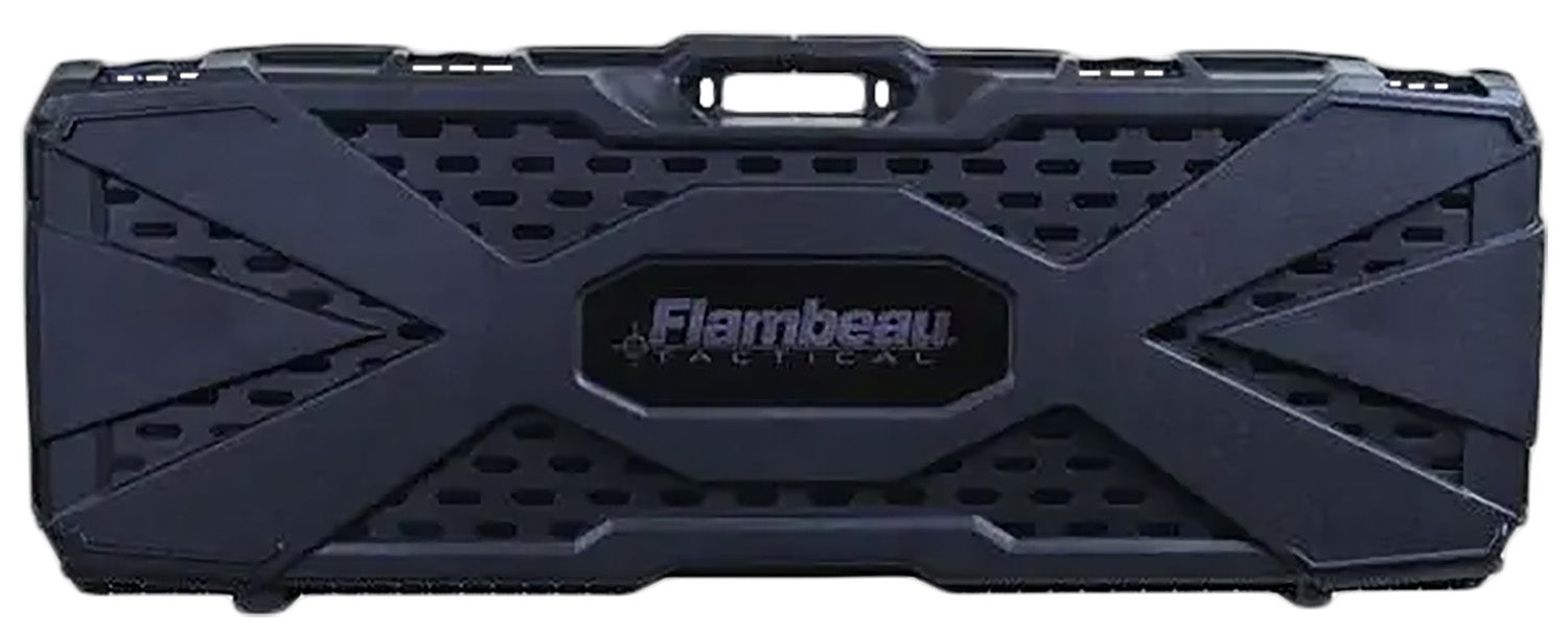 Flambeau 6500AR Black Polypropylene Tactical Rifle Case Water Resistant Adjustable Strap