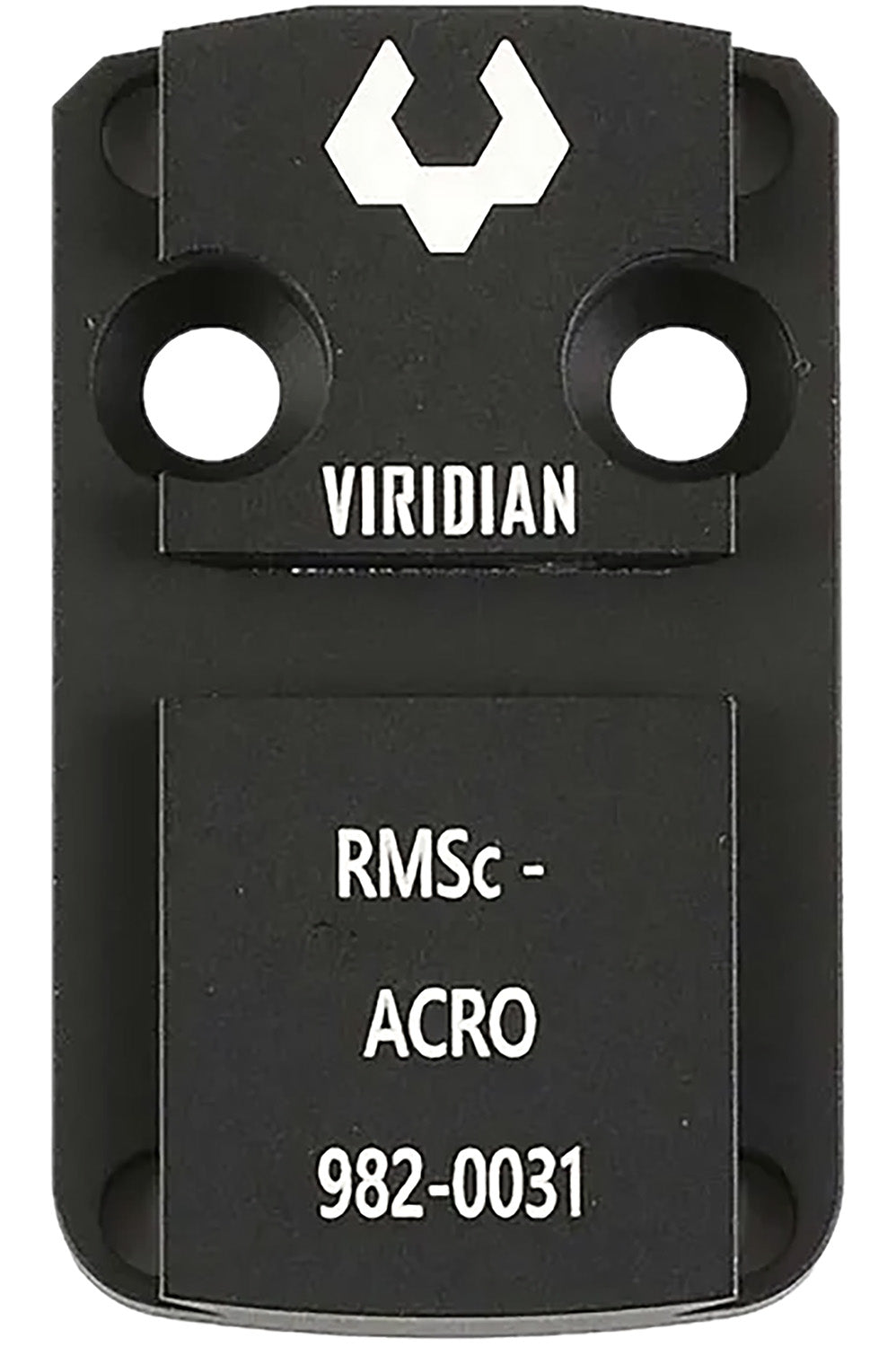 Viridian RFX44 RMSc ACRO Mount Adapter Plate Black Anodized