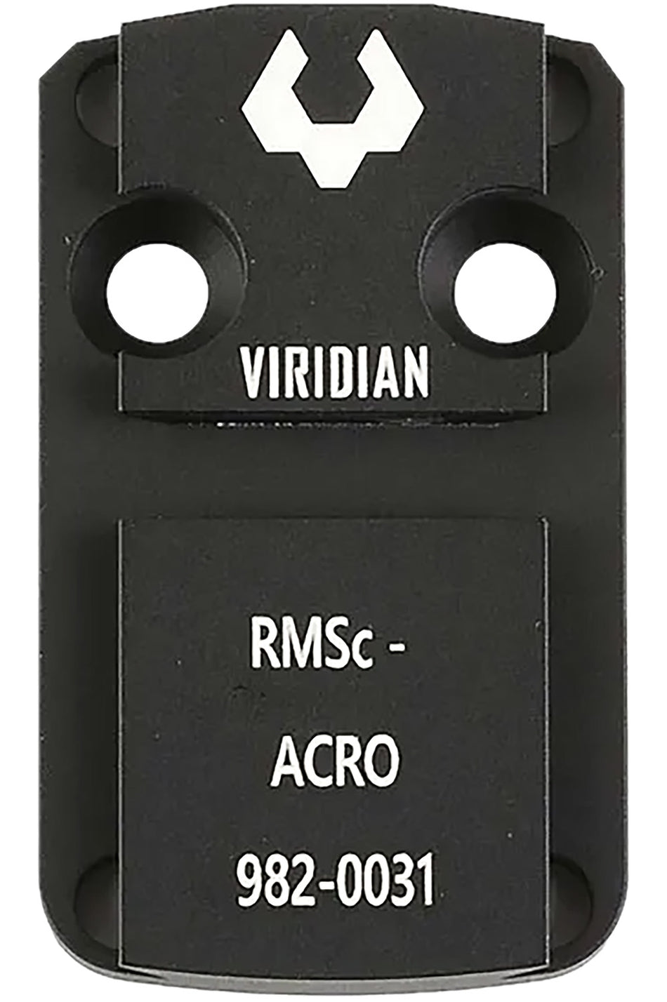 Viridian RFX44 RMSc ACRO Mount Adapter Plate Black Anodized