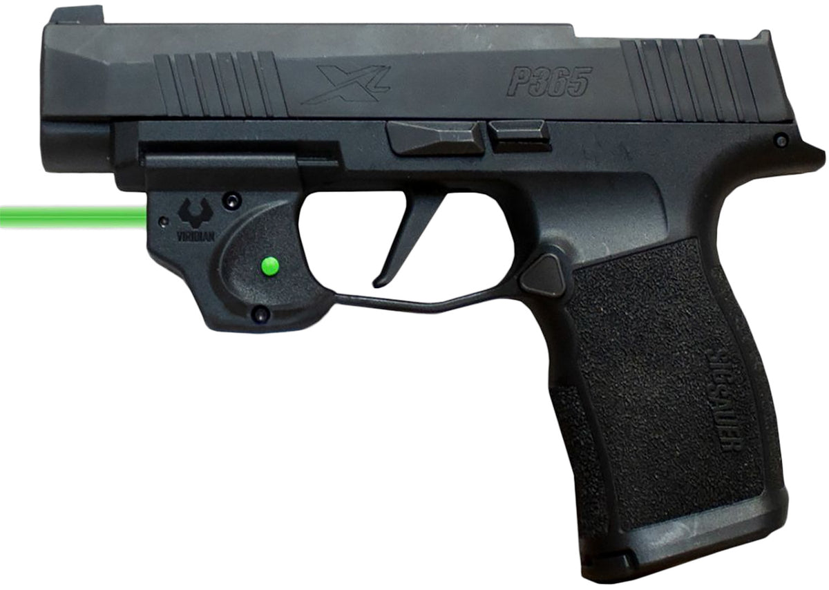 Sig Sauer P365 Green Laser Sight Viridian E-Series 9120030 Black