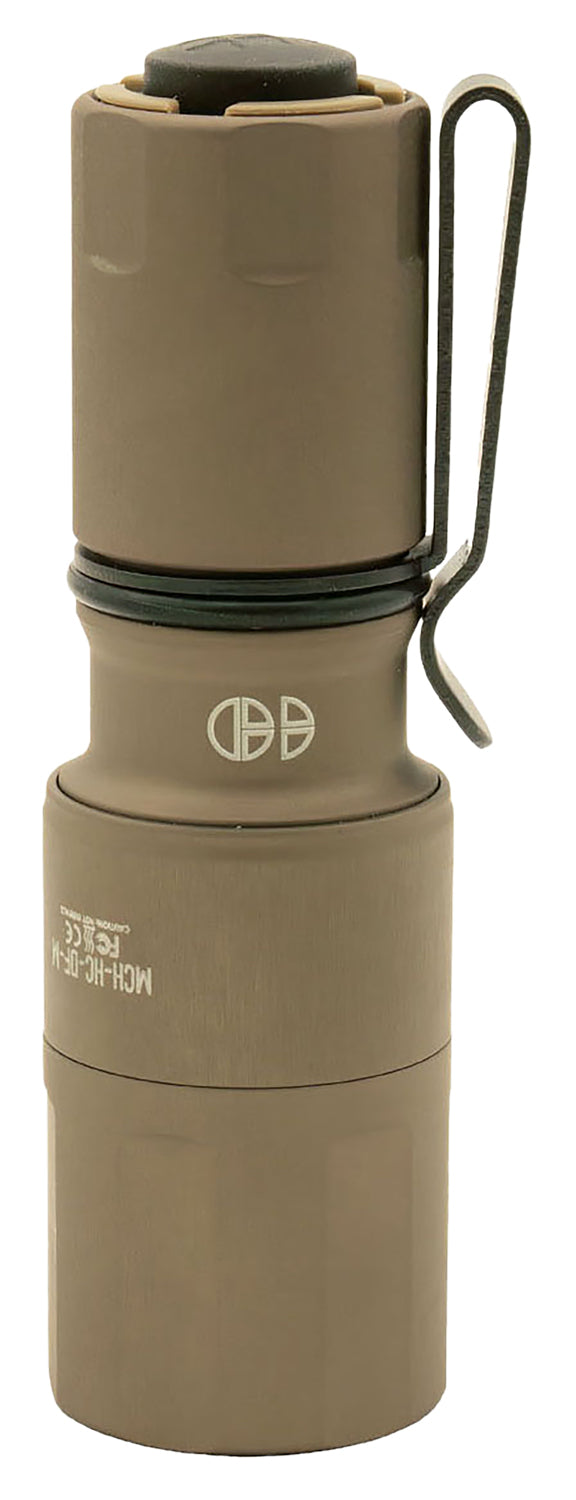 Cloud Defensive MCH-HC Micro Flat Dark Earth Dual Fuel Flashlight 800 Lumens White LED with ND Protection