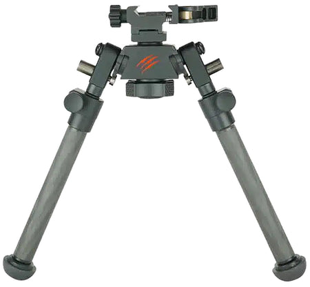 Fierce Firearms CYBP05A Carbon-Lite Adjustable Bipod 6.80"-8.70" Carbon Fiber Aluminum Picatinny Rail