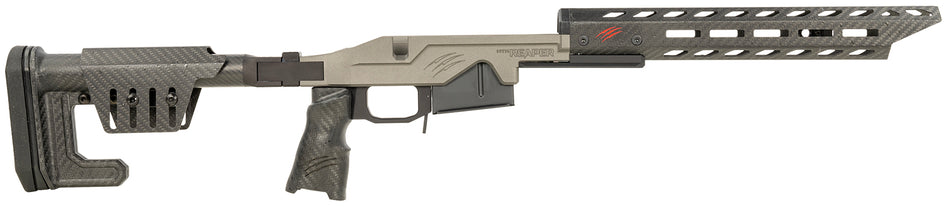 Fierce Firearms Short Action AR-15 Chassis Kit Tungsten Gray Finish