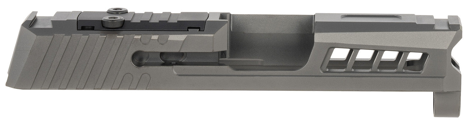True Precision Axiom Slide with Optic Cut for Sig P365 Black DLC 416R Stainless Steel