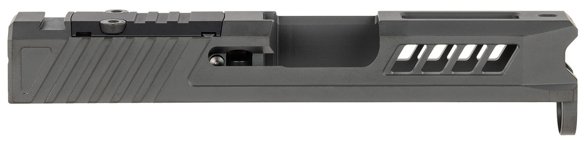 True Precision Axiom Slide with Optic Cut Glock 43 Black DLC 416R Stainless Steel