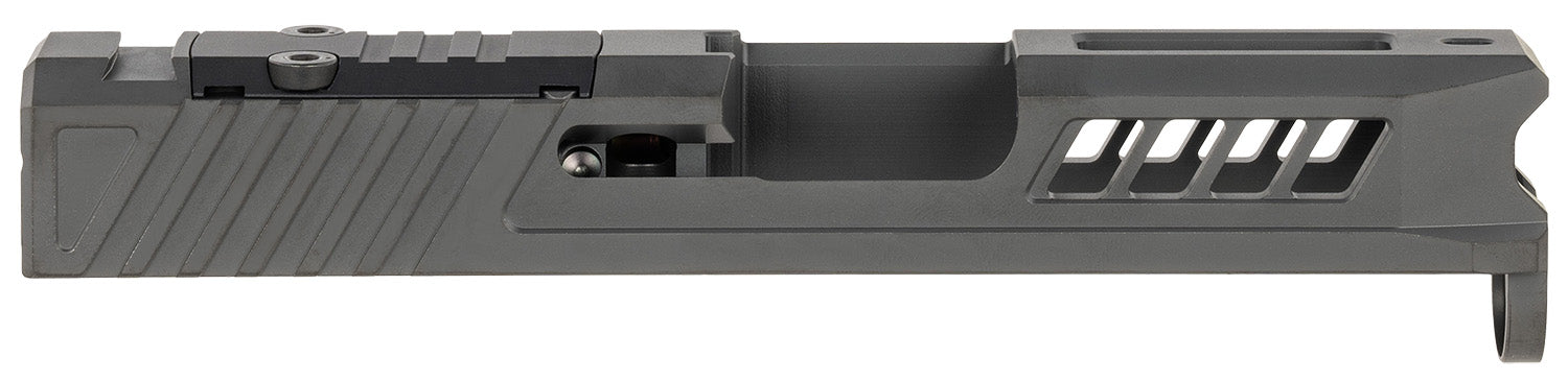 True Precision Axiom Slide with Optic Cut Glock 43 Black DLC 416R Stainless Steel