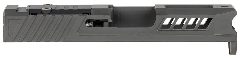 True Precision Axiom Slide with Optic Cut Glock 43 Black DLC 416R Stainless Steel