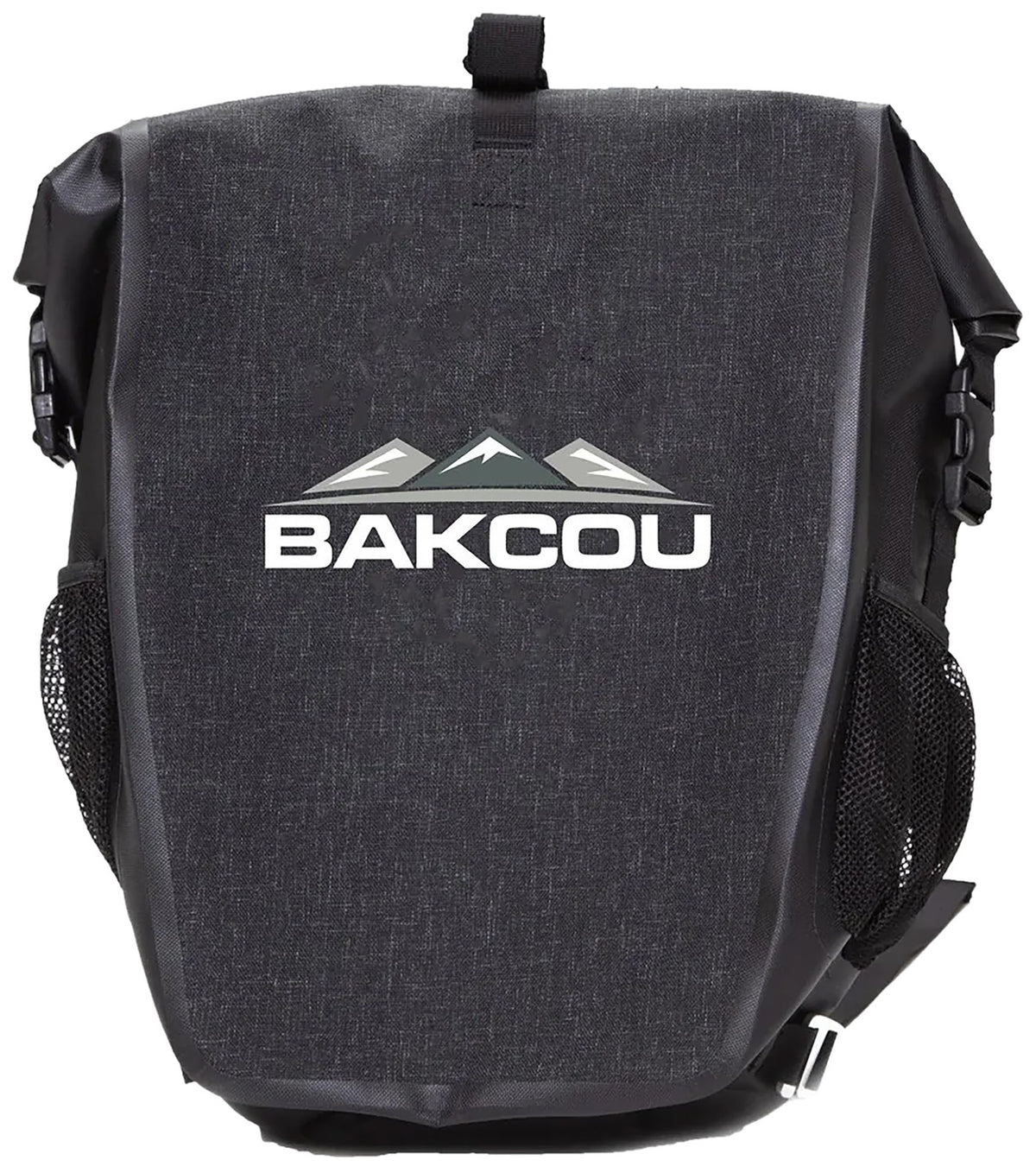 Bakcou APB Pannier Bag Pair Black Anti-Puncture Canvas 20L Per Bag Quick-Release Top Clamps