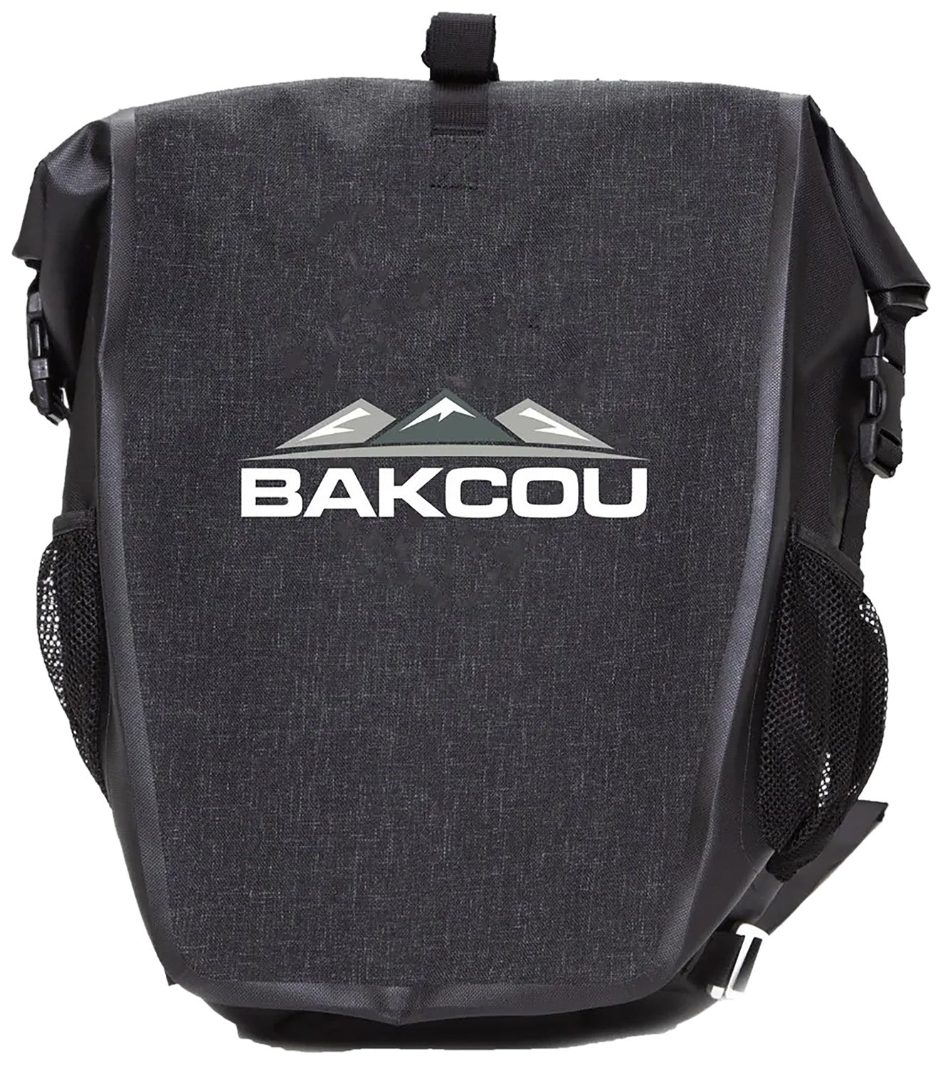 Bakcou APB Pannier Bag Pair Black Anti-Puncture Canvas 20L Per Bag Quick-Release Top Clamps