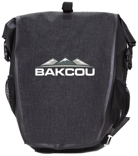 Bakcou APB Pannier Bag Pair Black Anti-Puncture Canvas 20L Per Bag Quick-Release Top Clamps