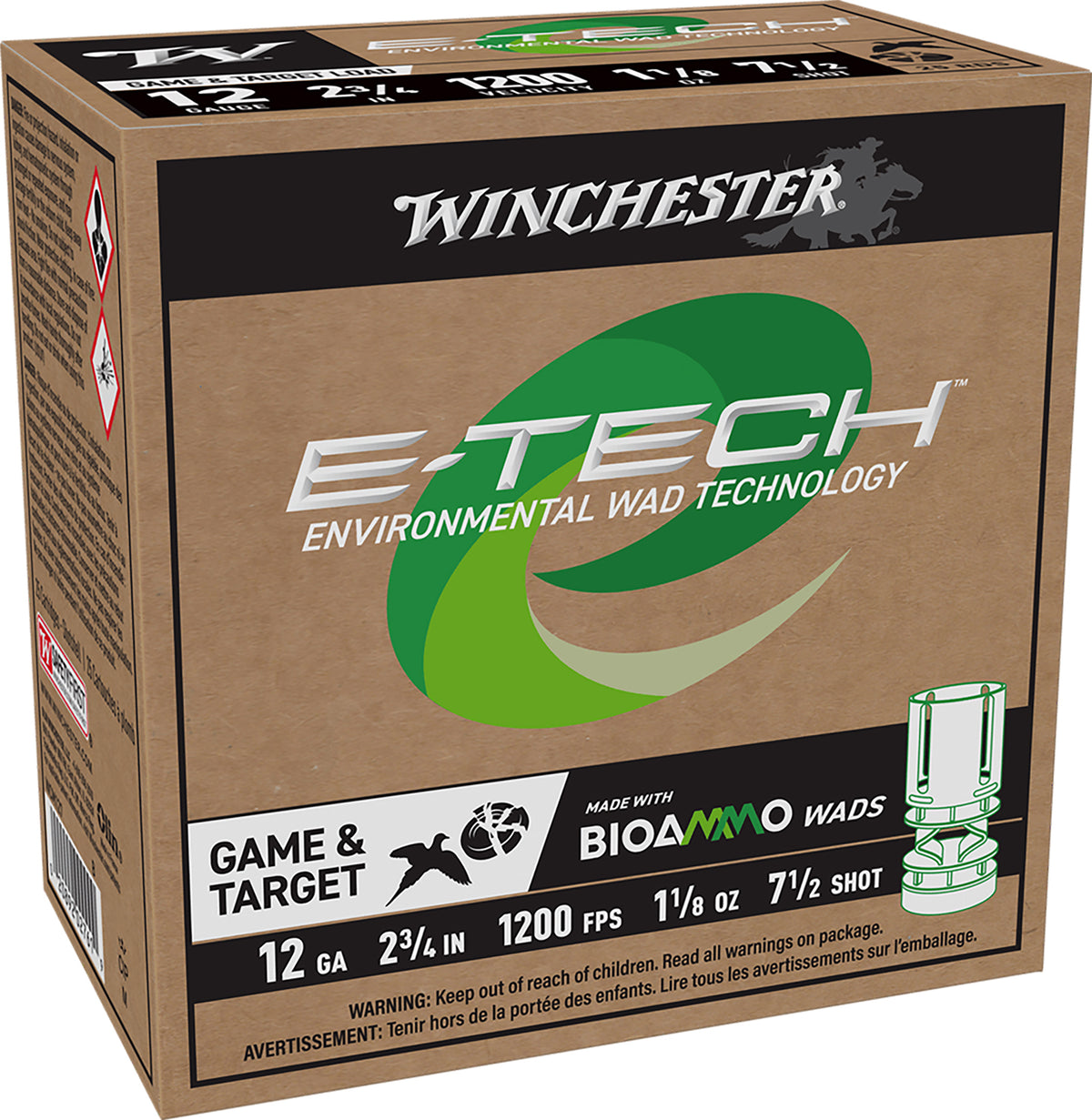 Winchester WCM127 E-Tech                                                                                                                                                                                                          12 Gauge 2-3/4 1-1/8oz #